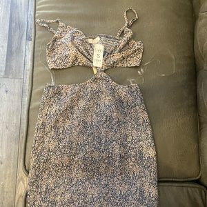 Blush BJ cutout dress